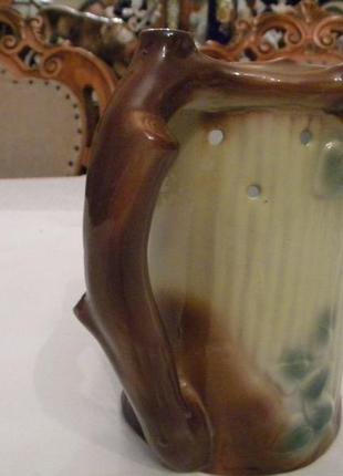 Антикварная кружка чашка напейся не облейся фарфор германия в отличном состоянии без...