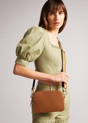 Cумка ted baker darcelo branded webbing camera bag 260463-brown5 фото