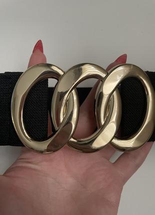 Пояс- резинка з пряжкою ланцюжок