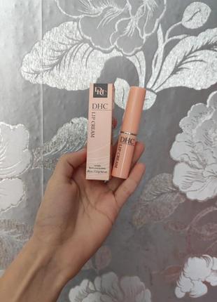 Dhc lip cream лечебный бальзам для губ с оливковым маслом, алоэ, сладкой, витамином2 фото