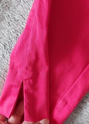 Розовые укороченные брюки h&amp;m3 фото
