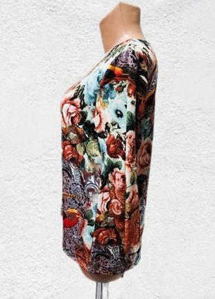 Удобная качественная блузка в принт известного немецкого дизайнера alfredo pauly3 фото