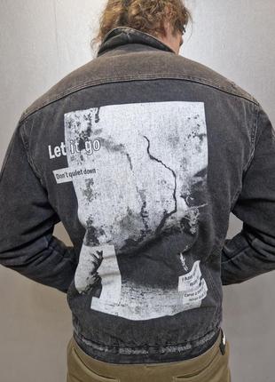 Джинсова куртка bershka 3
