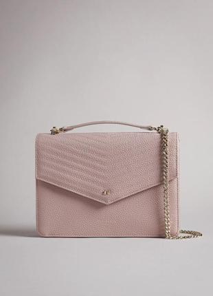 Сумка ted baker kalila medium leather envelope cross body bag