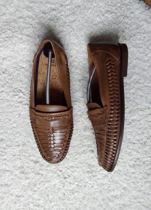 Натур. кожаные лоферы мокасины туфли2 фото