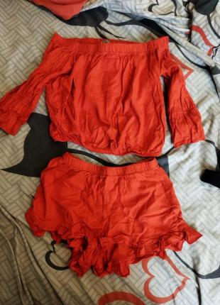 Костюм летний лён