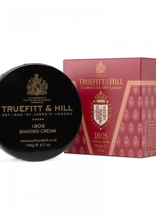 Крем для бритья truefitt &amp; hill 1805 shaving cream 190 г1 фото