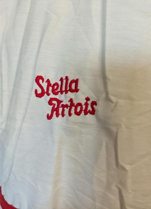 Винтажная клубная куртка varsity jacket stella artois3 фото