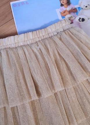 Нарядная фатиновая юбка, юбка zara girls 11-12лет2 фото
