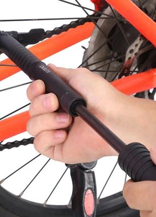 Портативний мінівелосипедний насос велосипедний ручний повітряний насос + голка для м'яча wb5 фото