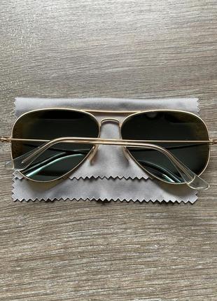 Очки солнцезащитные ray-ban rb3025 112/17 aviator blue flash mirrored lens metal7 фото