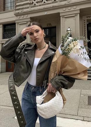 Оригинал❗️ неуловимая куртка косуха zara кожанка новая коллекция