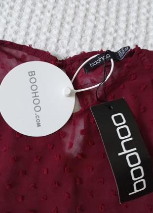 Платье свободного кроя, с красивыми широкими рукавами boohoo5 фото