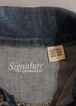 Нова джинсовка levis signature3 фото