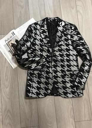 Піджак ошатний срібний від boohoo man p.38