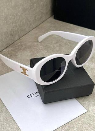 Женские белые очки селин celine glasses