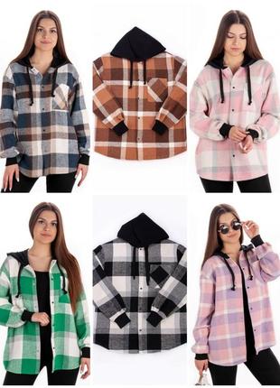🍕🥗🍜 байковая рубашка-худи. из хлопка. летняя куртка. кофта. для женщин