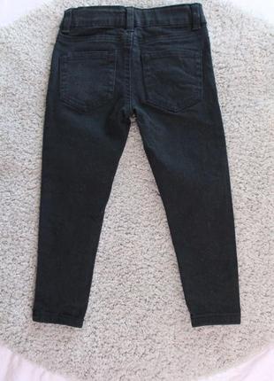 Скинные джинсы черные2 фото