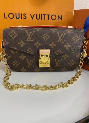 Сумка луи виттон кожа pochette louis vuitton
