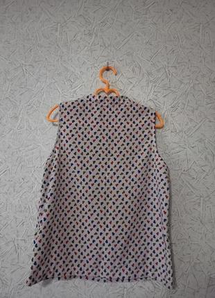 Легкая блуза в цветочный принт4 фото