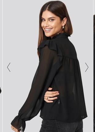 Блуза женская, черная, размер м/402 фото