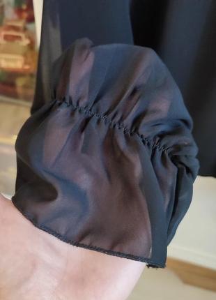 Блуза жіноча, чорна, розмір м/407 фото