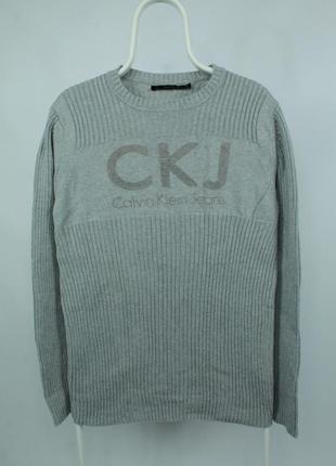 Хлопковый свитер calvin klein jeans slim fit