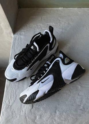 Кросівки nike zoom 2k  black white1 фото