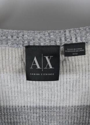 Пуловер armani exchange v-neck cotton pullover3 фото