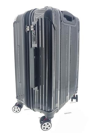 Дорожный большой чемодан w. zgkiss 1925  на 4 двойных колесах черный