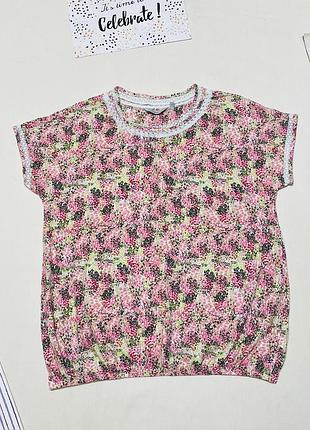 Гарна бабовняна футболка від бренду next 👕 розмір 16 / наш 50 💥