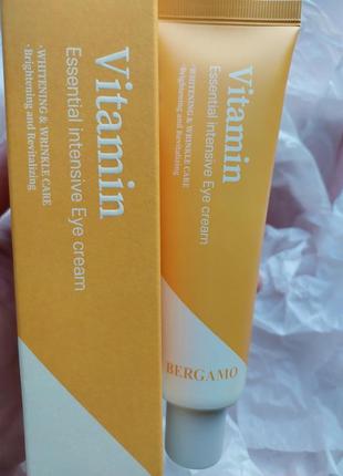 Крем для повік з вітамінами bergamo vitamin essential eye cream intensive 8/2024