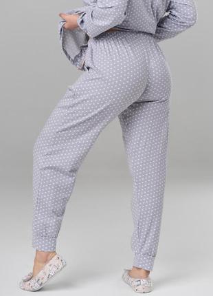 Батальна піжама зі штанами і кофтою на ґудзиках, хлопок5 фото