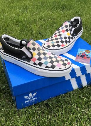 Женские летние кеды vans slip-on