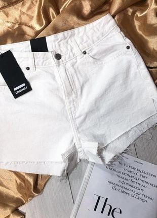 Шорты джинсовые белые