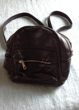 Шкіряний рюкзак