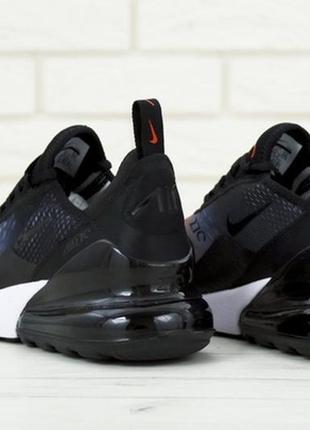 Круті чоловічі кросівки найк nike air max 270 black red.2 фото