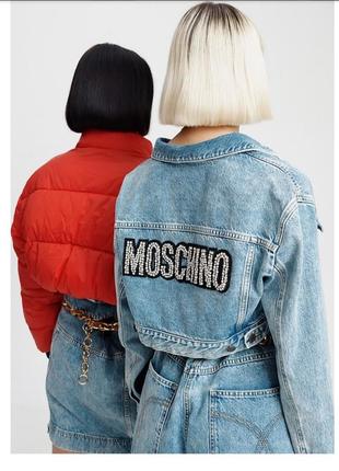 Джинсова куртка moschino5 фото