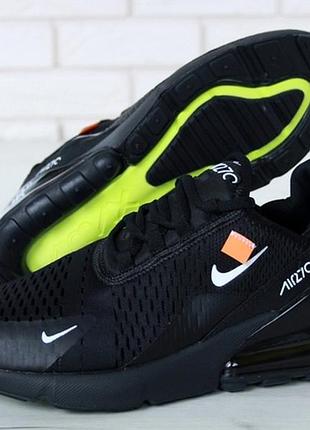 Чоловічі кросівки найк nike air max 270 black. кроссовки мужские найк аир макс 270