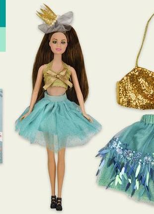 Кукла  "emily" qj082 (12шт)  с костюмом для девочки, р-р куклы - 29 см, в кор.58*6*40см