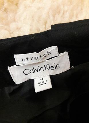 Черная хлопковая юбка #calvin klein #оригинал4 фото