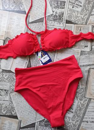 Купальник  бандо 42-44 р 70в 75а keres primark евро 36 высокая посадка