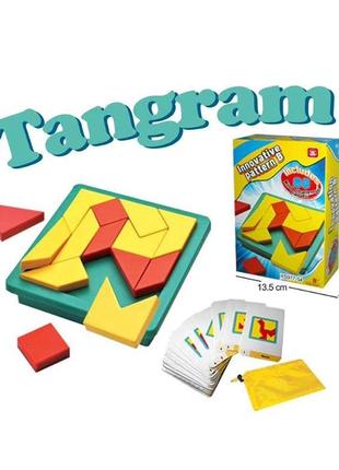 Игра "танграм" xs977-54 (60шт/2) развитие логики, в коробке 13,5*4,5*20,5см
