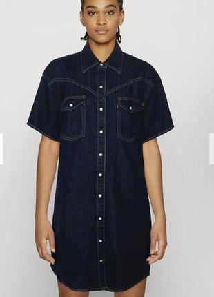 Сукня джинсова levi's синя