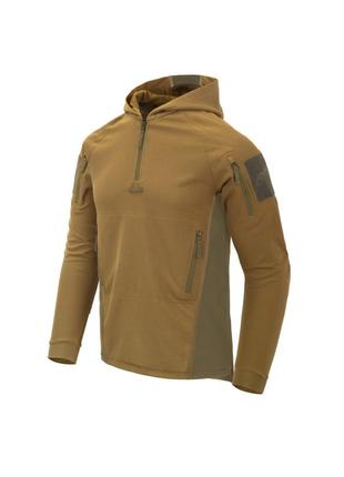 Толстовка убакс сорочка helikon-tex range hoodie topcool coyote/adaptive green bl-brh-tc-1112a-b02