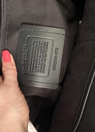 Coach metropolitan soft backpack чоловічий брендовий шкіряний рюкзак оригінал портфель рюкзачок коач коуч на подарунок хлопцю чоловіку8 фото