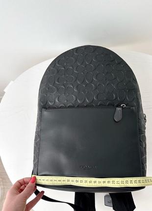 Coach metropolitan soft backpack чоловічий брендовий шкіряний рюкзак оригінал портфель рюкзачок коач коуч на подарунок хлопцю чоловіку10 фото