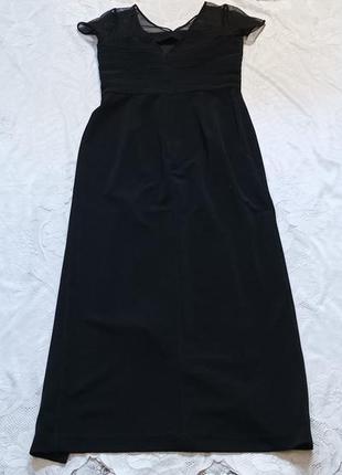 Платье длинное черное js boutique
