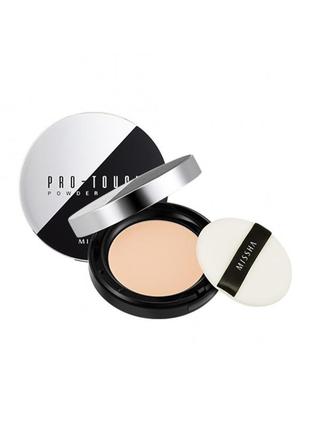 Компактна пудра missha pro-touch powder pact spf25/pa ++ 10 г1 фото