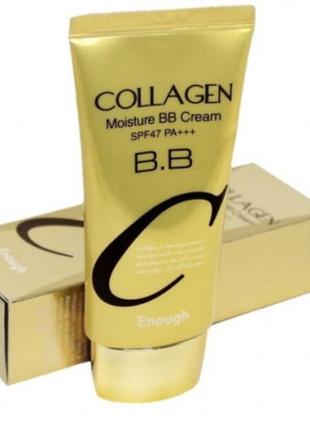 Зволожувальний колагеновий вв-крем enough collagen moisture bb cream spf47 pa